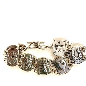 Brighton Angel Heart Reversible Bracelet